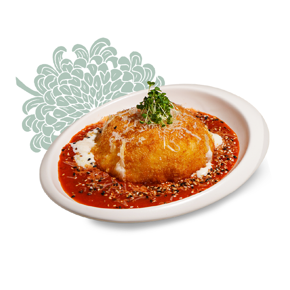 Crispy Burrara & Tomato Fonduo