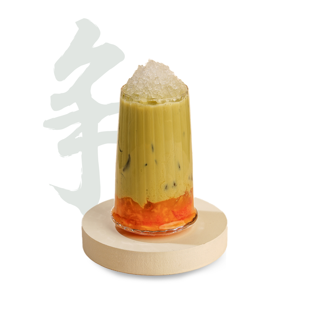 Peach Matcha