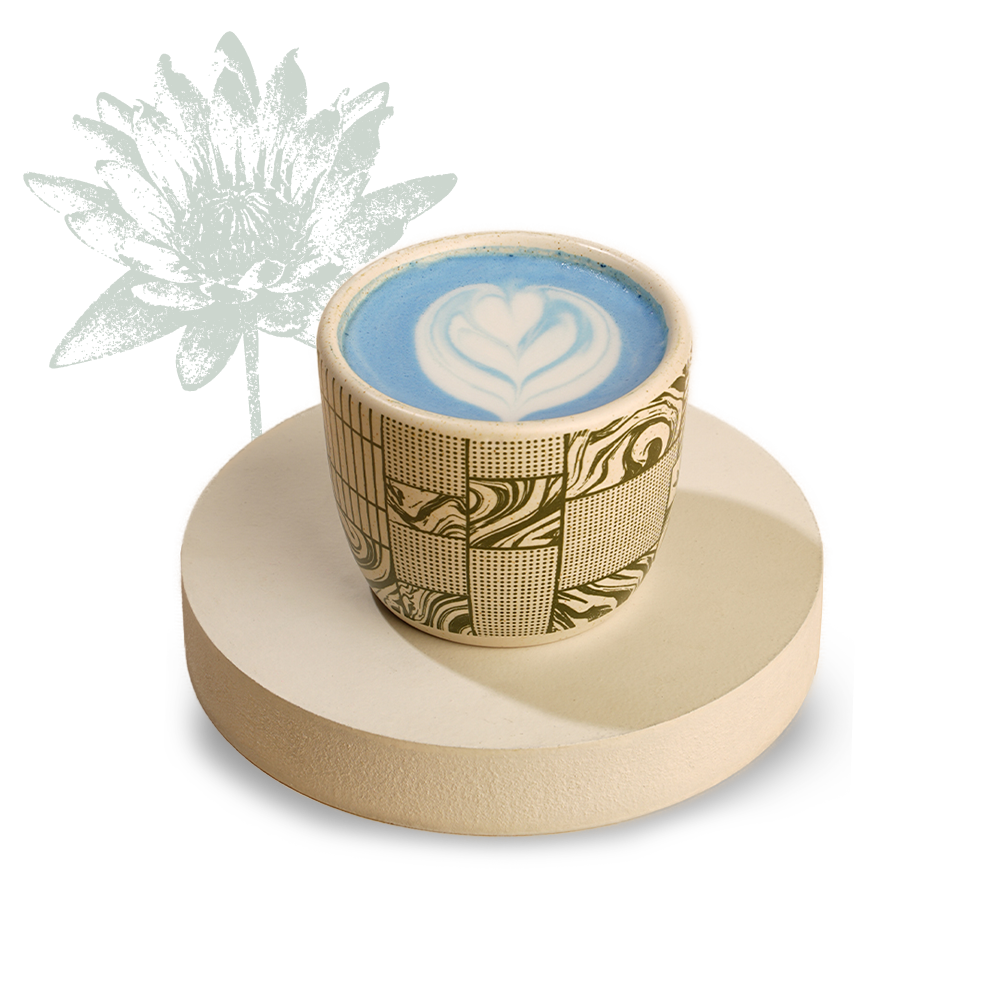 Spirulina Coconut Latte