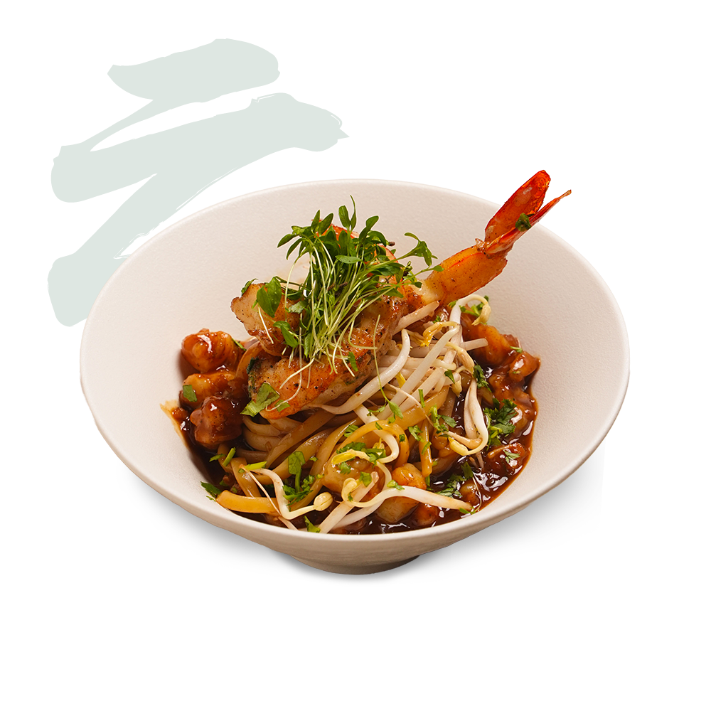 Tamarind Shrimp Linguine