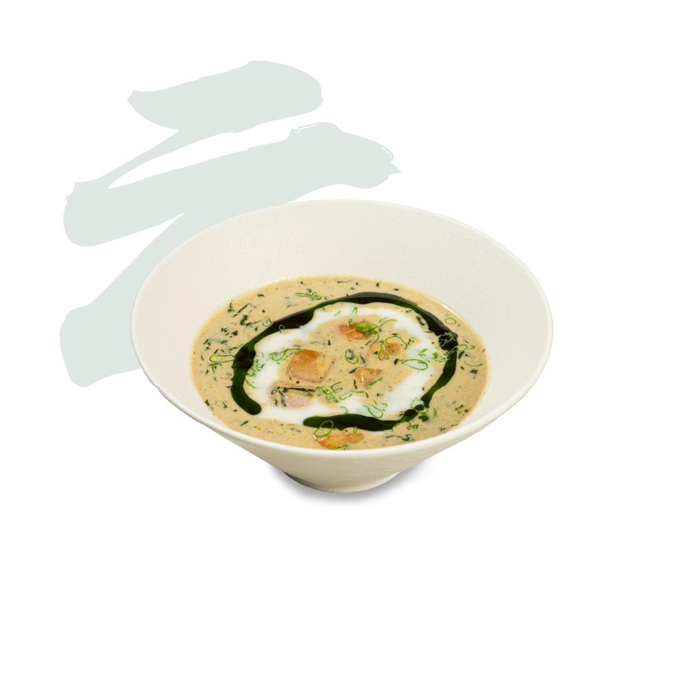 Green Curry Sweet Potato Soup